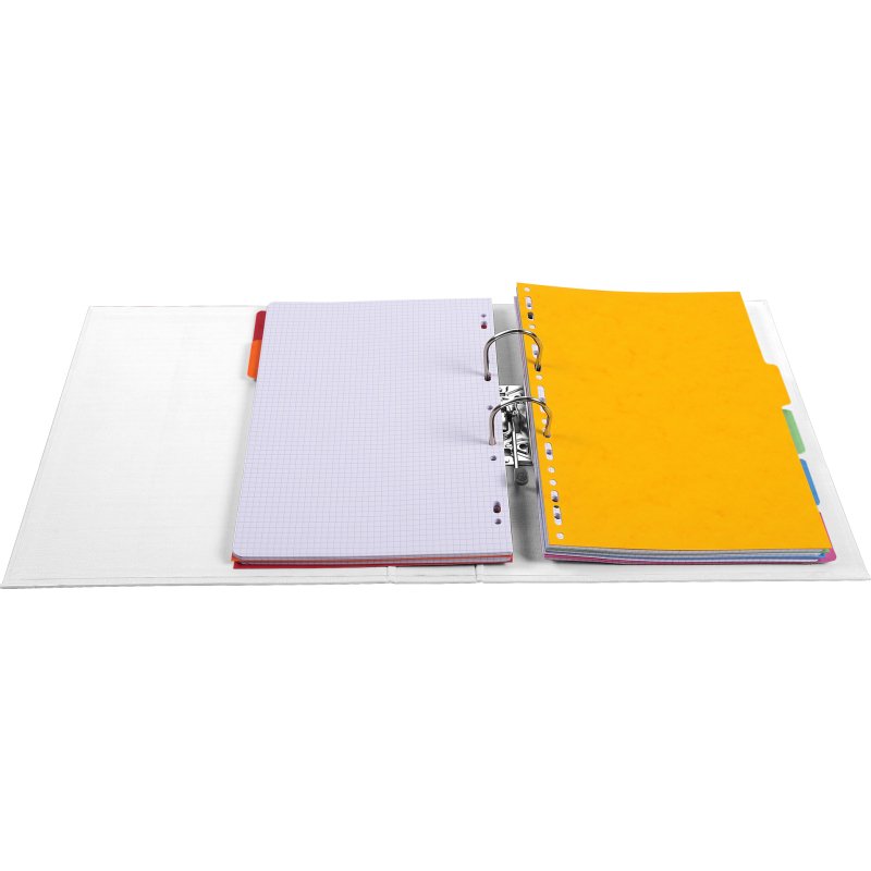 Classeur à levier cartonné Prem Touch Exacompta A4 - Dos 7 cm couleurs assorties pastel