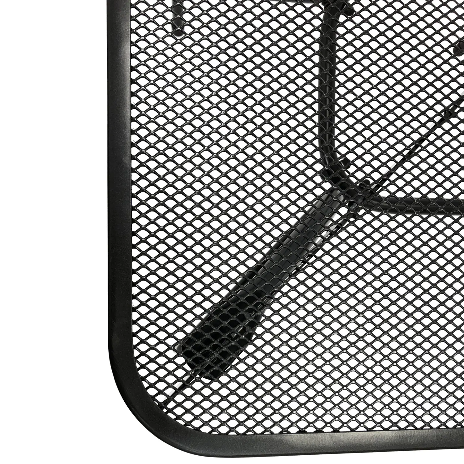 DEGAMO Garnitur CLASSIC 3-teilig, Streckmetall anthrazit (Tisch 70x70cm)