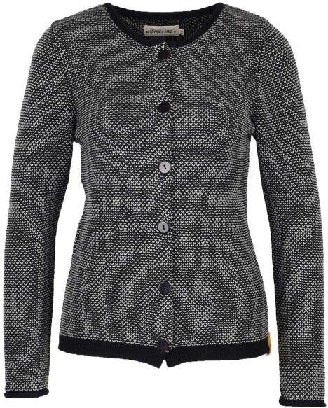 Albmerino Womens Strickjacke Espelta Wollen vest (Dames |grijs)