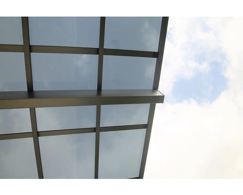 KRB Skiatsu enkele carport met hitte-, UV- en hagelbescherming, 270x500 cm, urban grey