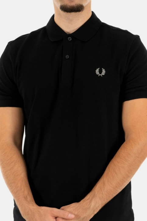 Polos fred perry plain 906 black/chrome