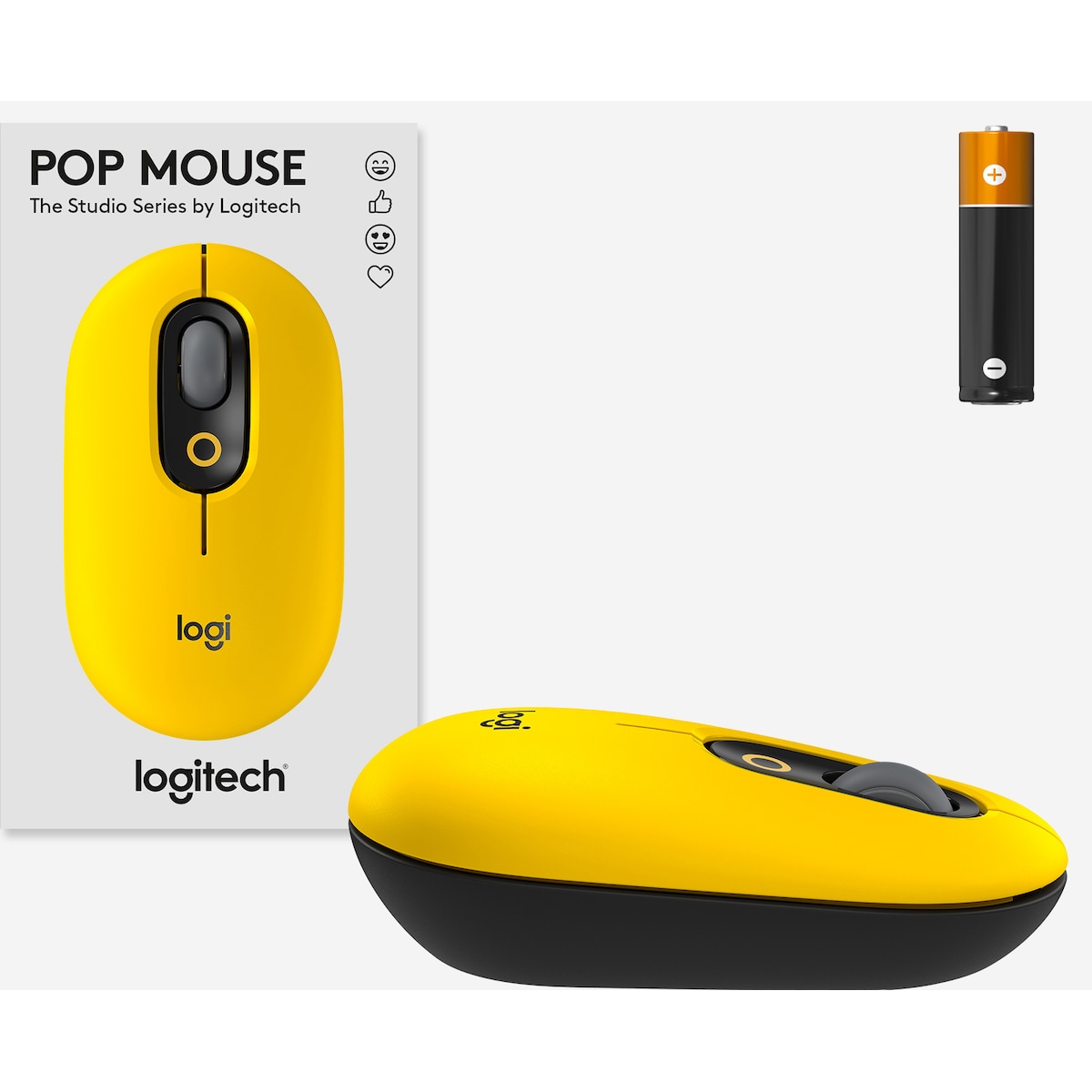 Logitech Pop mus (Blast Yellow)