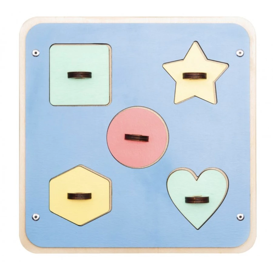 Montessori® Activity Board, Montessori Holzspielzeug, Lernspielzeug Montessori® by Busy Kids mehrfarbig