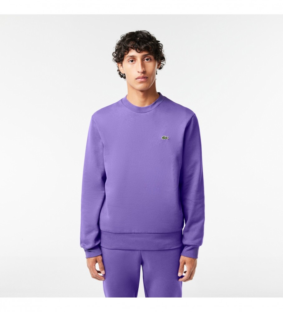 Moletom Lacoste Jogger em algodão orgânico, lilás