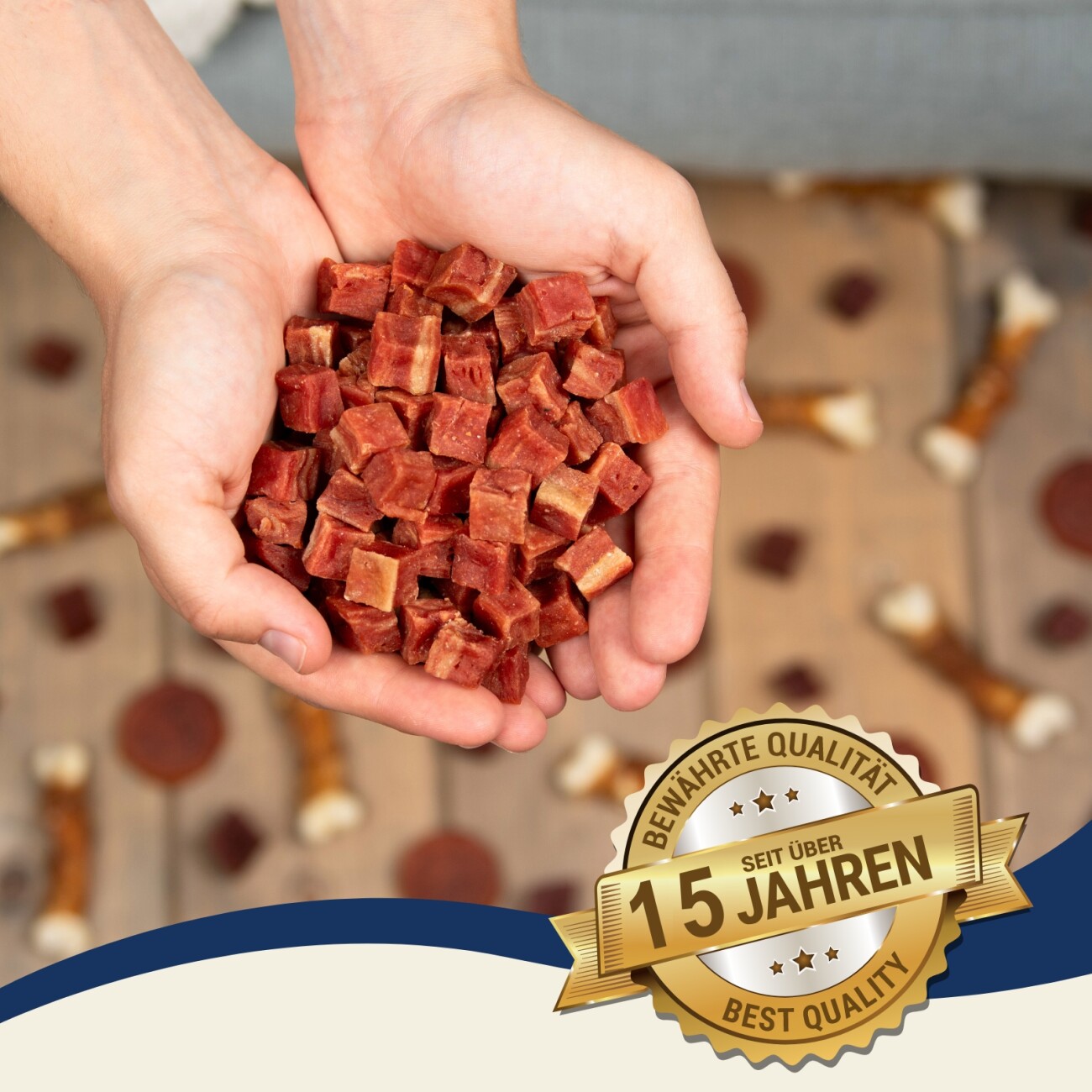 Lyra Pet Entenfleischwürfel mit Fisch 1 kg
