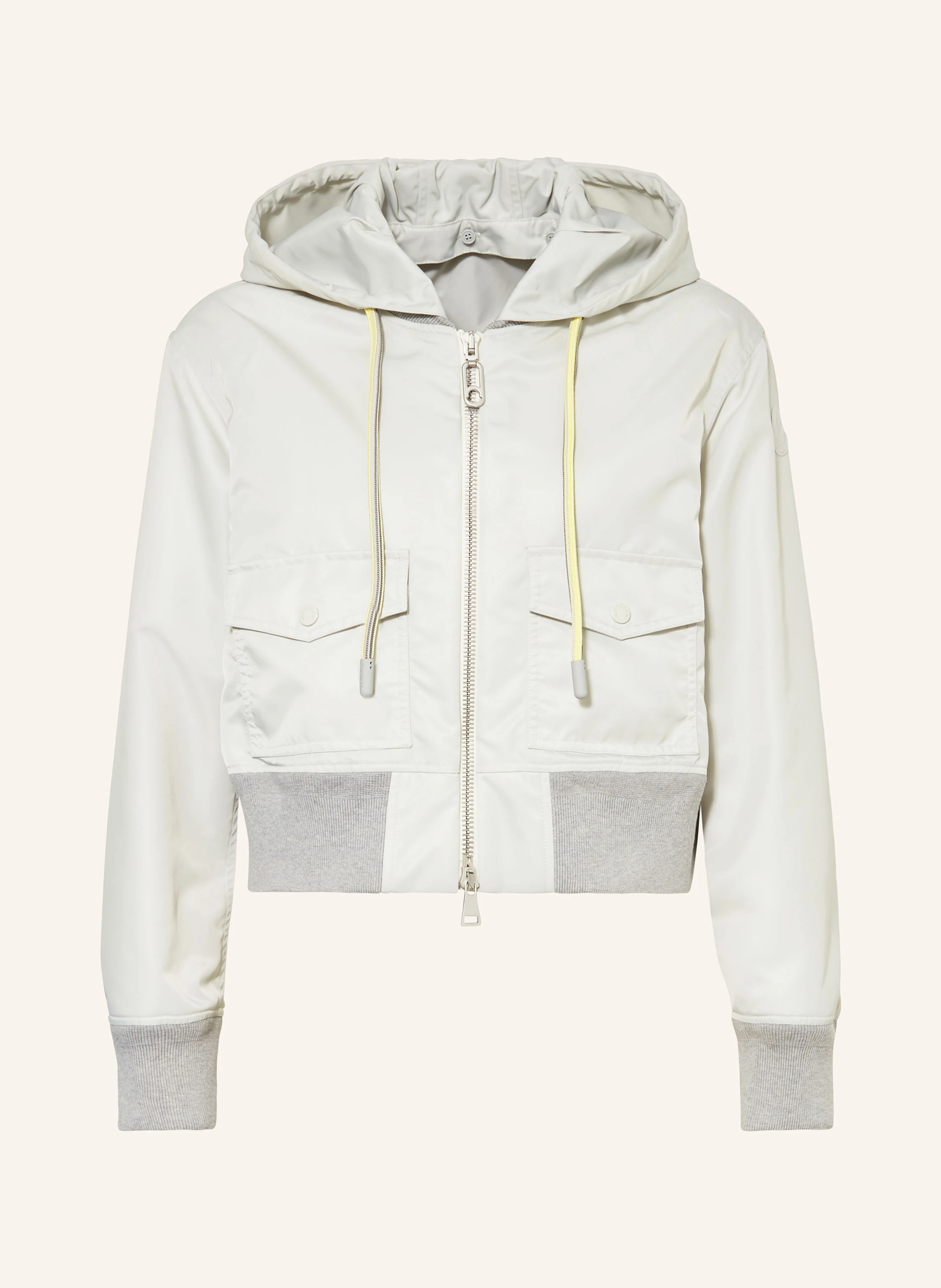 MONCLER Cropped-Blouson BRISEO mit abnehmbarer Kapuze