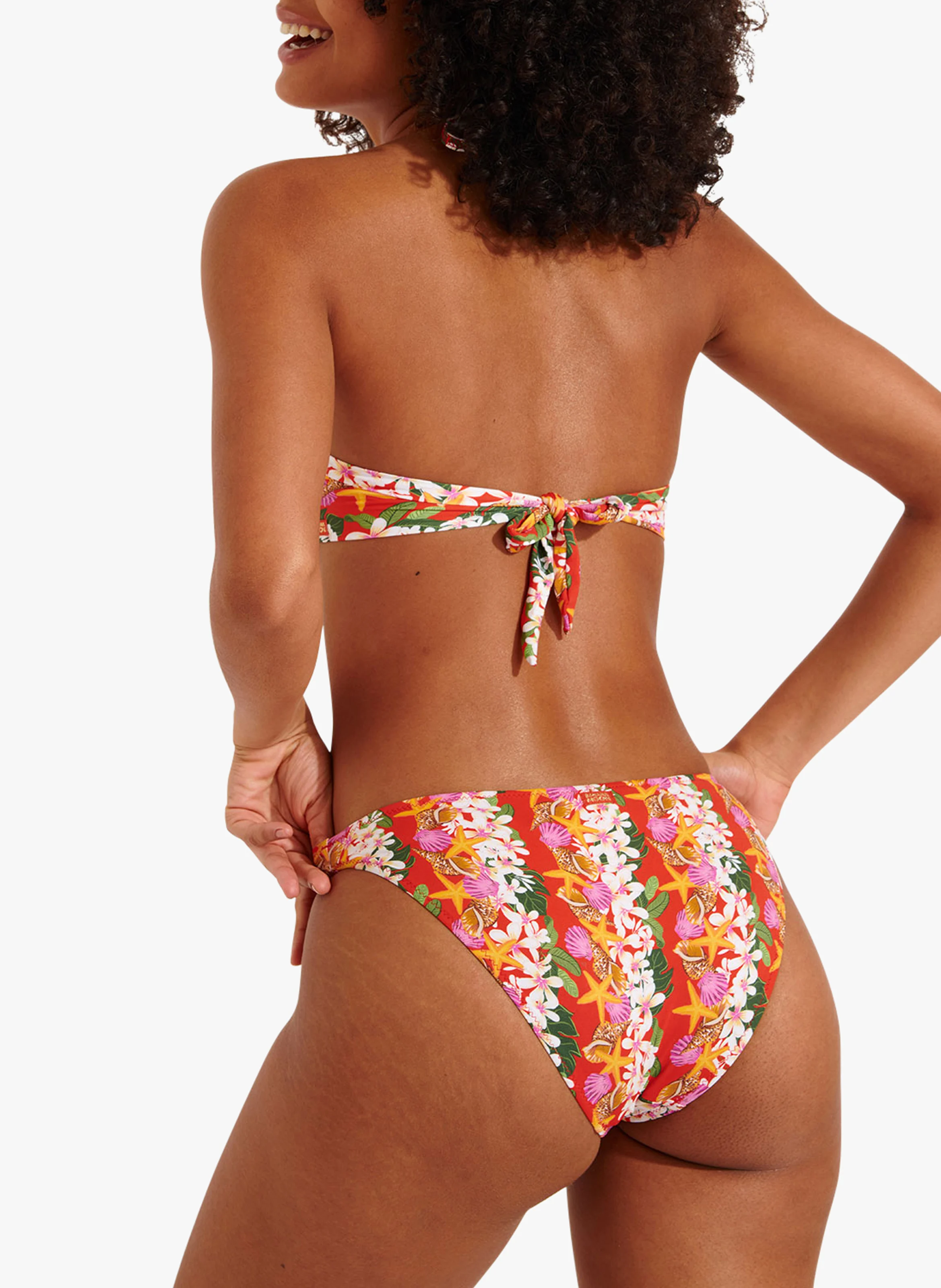 BORO SHELLBAY - Haut de maillot de bain forme bandeau| Rouge