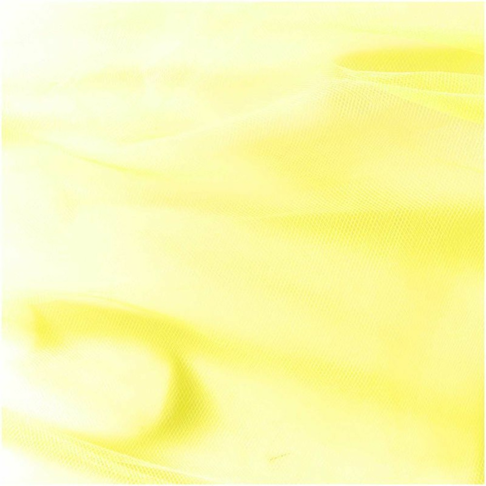 Rouleau de tulle 50 cm x 5 m - jaune
