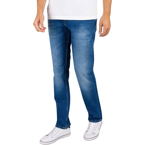 Tommy Jeans - Vaqueros Rectos Rectos Ryan Azul