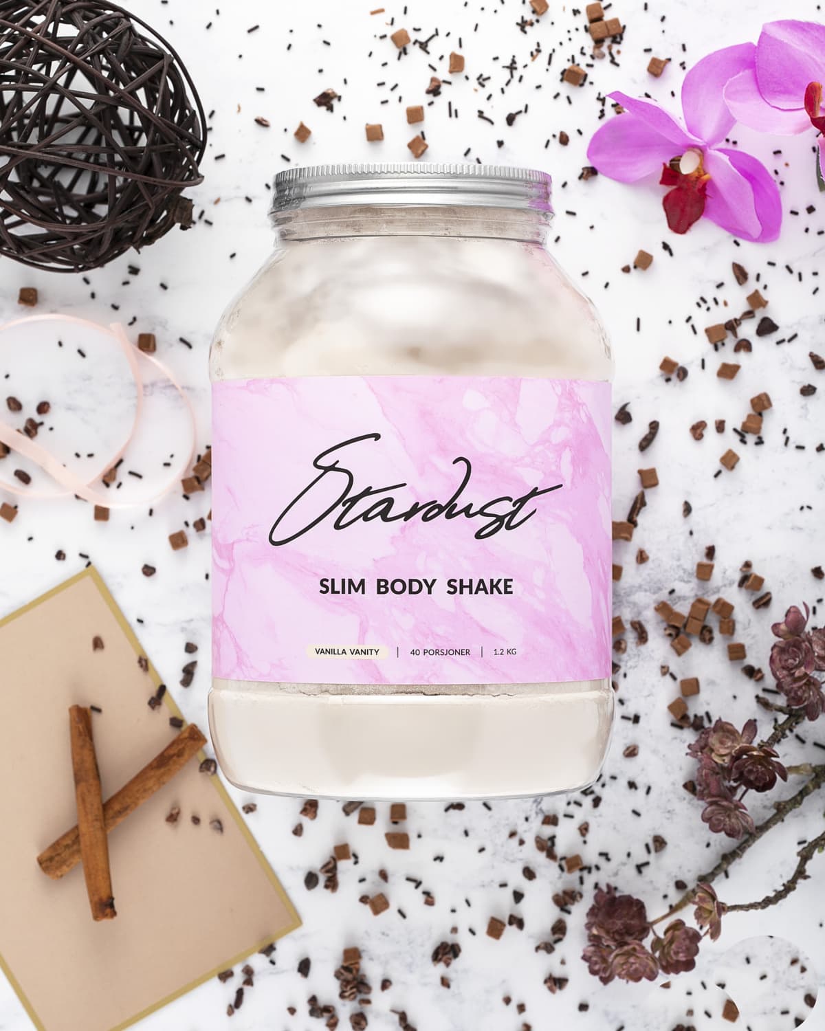 Stardust Slim Body Shake 1200g - Vanilla Vanity
