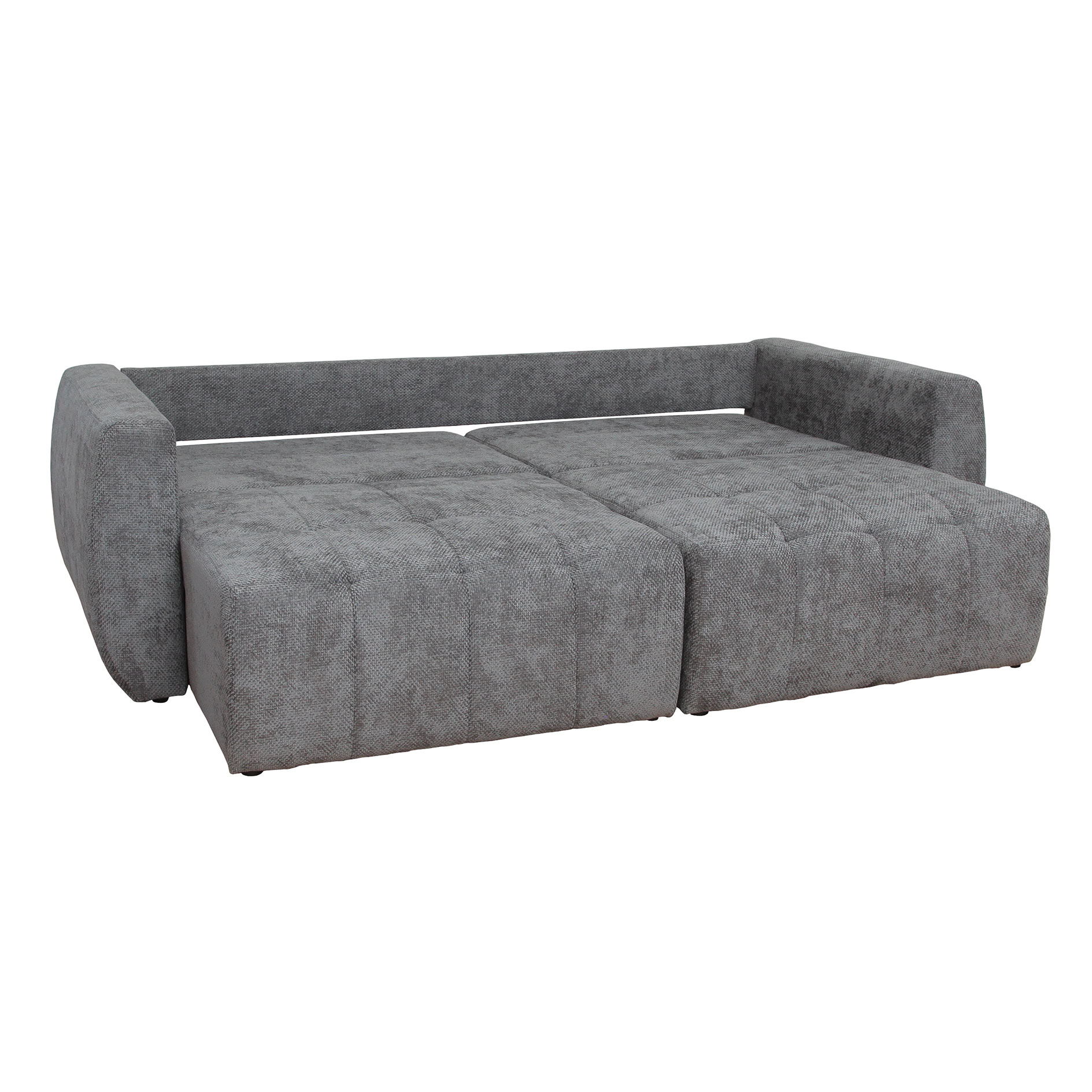 Big Sofa - anthrazit - mit Staukasten und Liegefunktion - 245 cm