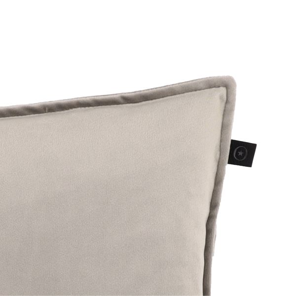 Overseas Middlestitch Kussen – 40 x 60 cm - Velours – Beige