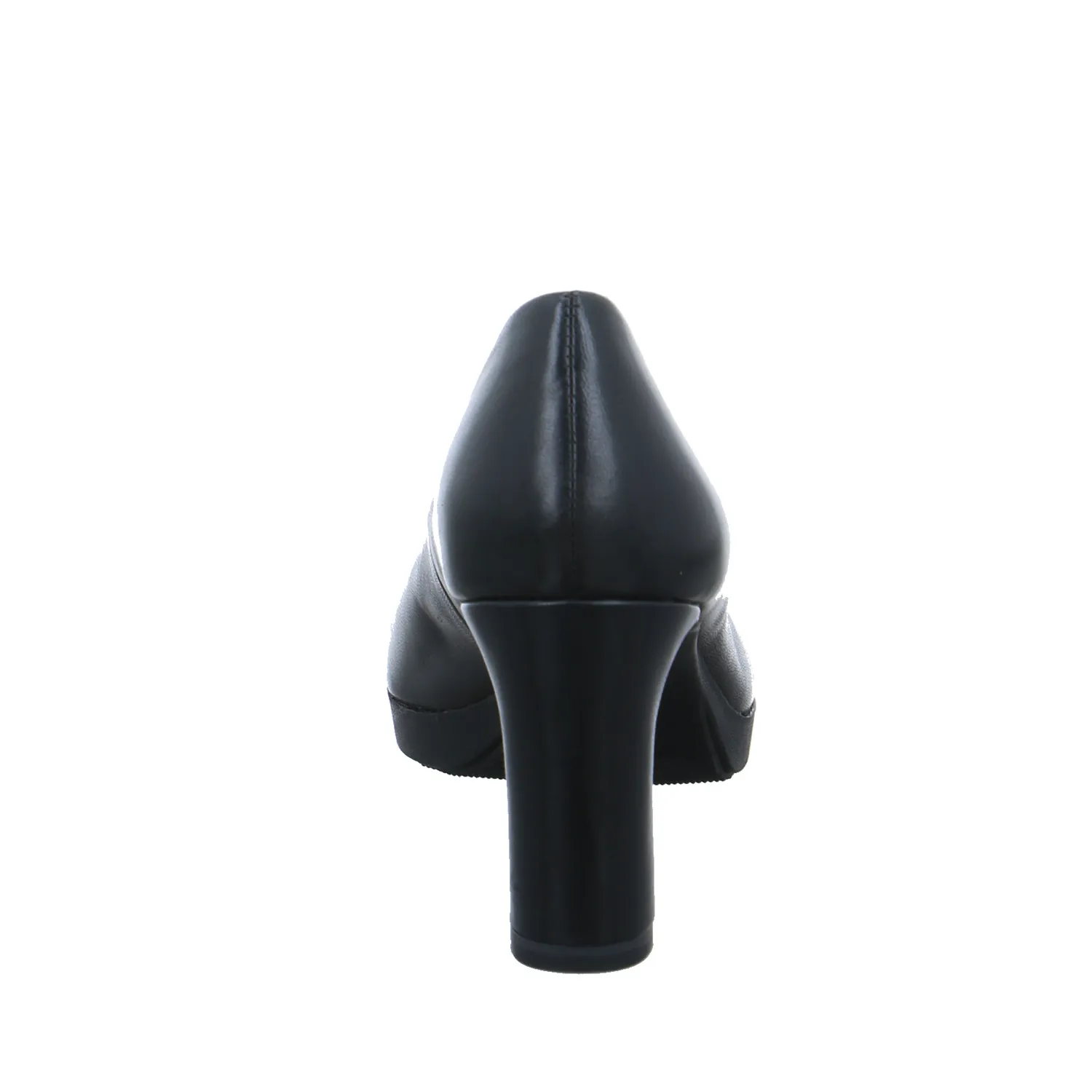 TAMARIS Plateaupumps Schwarz Leder