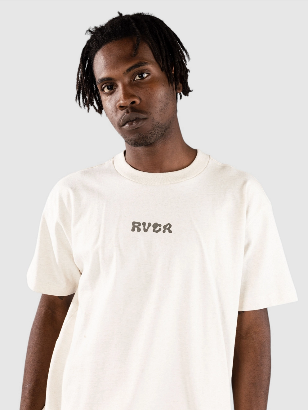 RVCA Decoshroom T-Shirt oatmeal heather