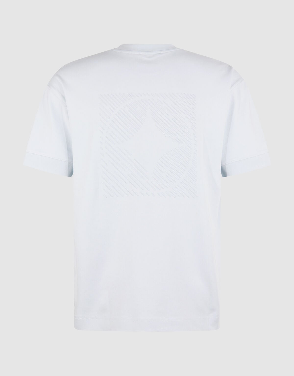 Cuffed Logo T-shirt Lichtblauw