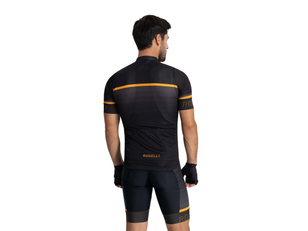 Rogelli Hero 2 Cykeltrøje, Black/Orange