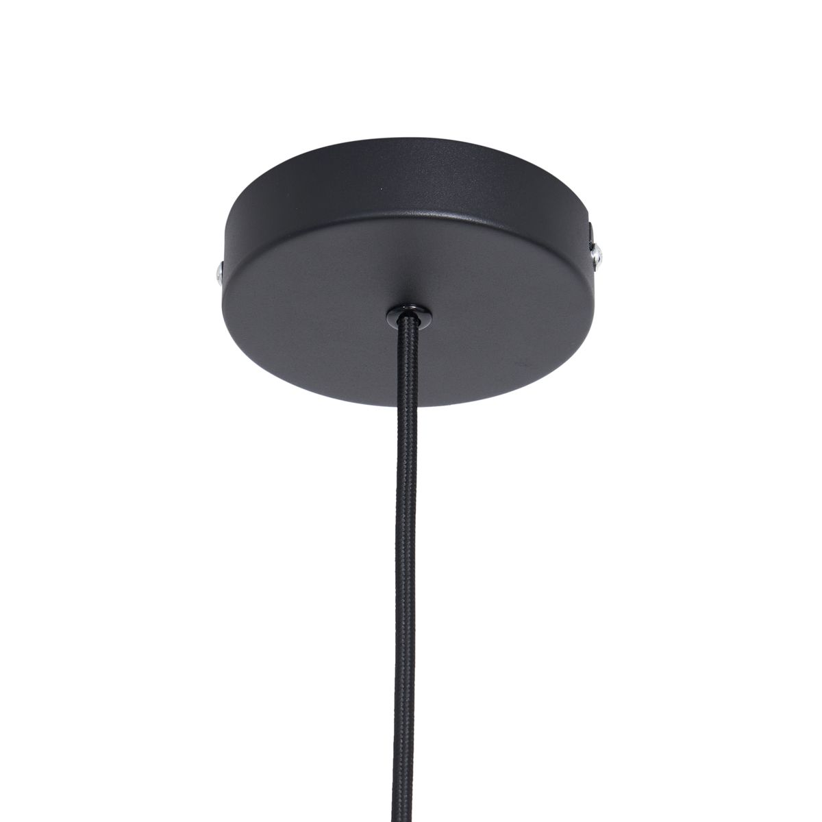 Japandi hanglamp bruin met stoffen kap 50cm  - Plu