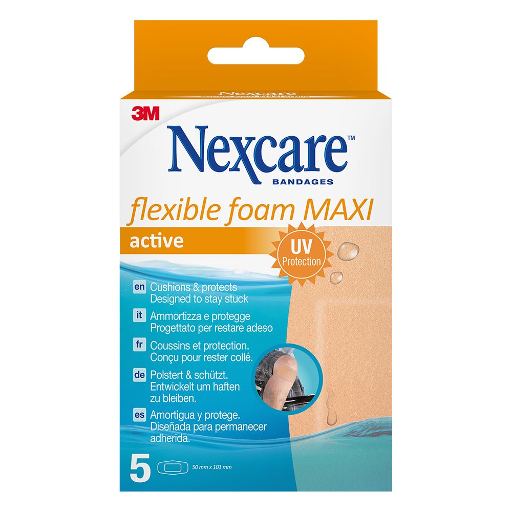 Nexcare® flexible foam Maxi 50 x 101 mm