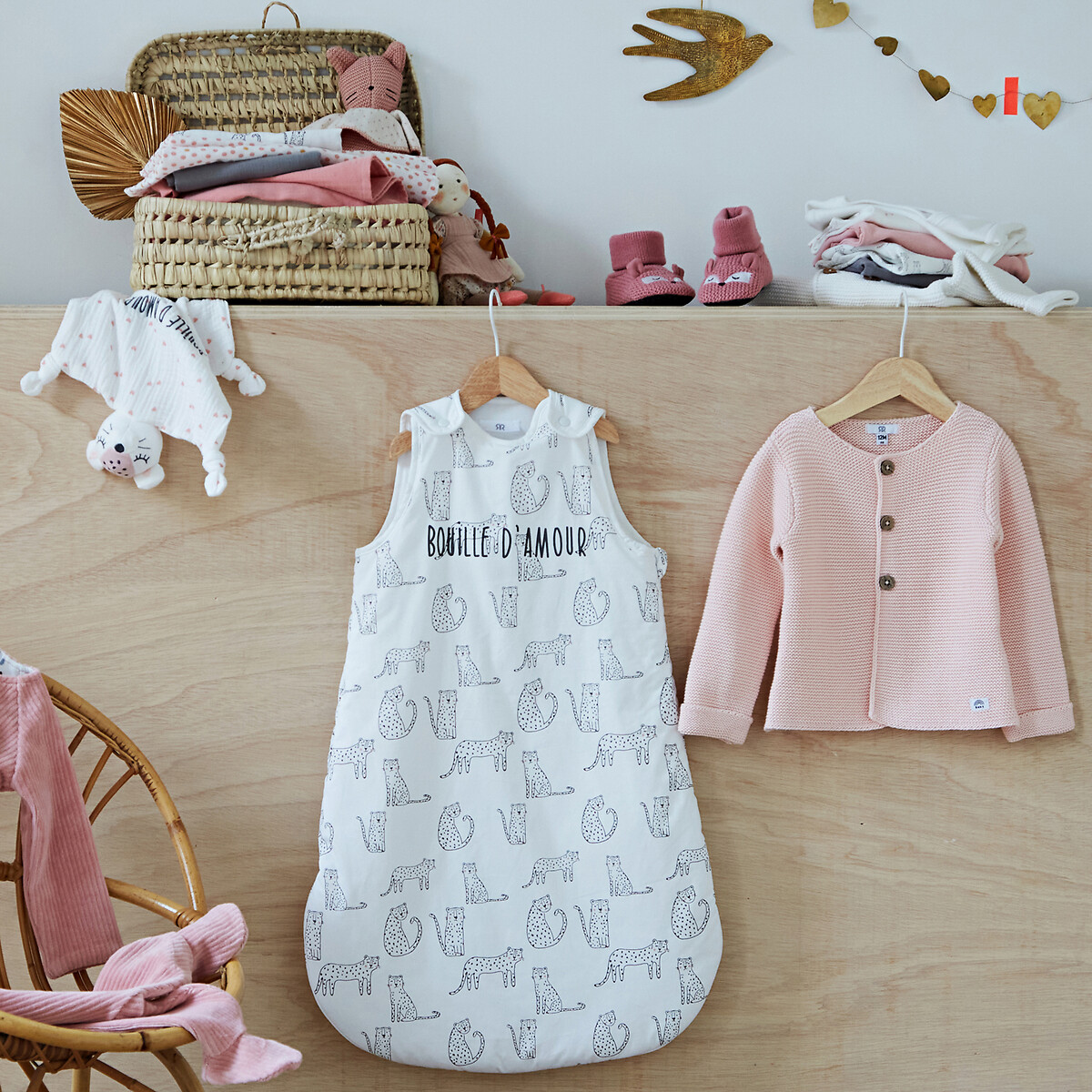 COLEÇÕES LA REDOUTE<br>Pantufas com pneus, cabeça de raposa