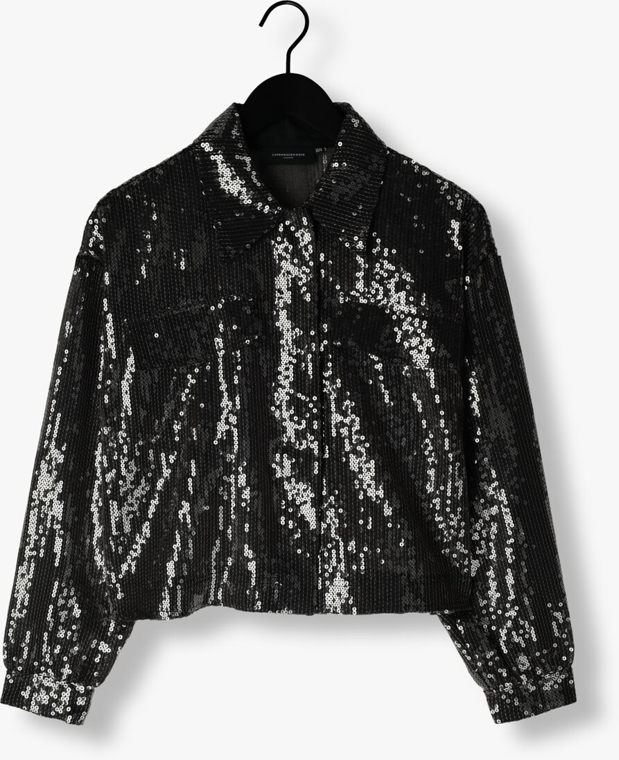 zilveren copenhagen muse blouses cmtrucker-jacket