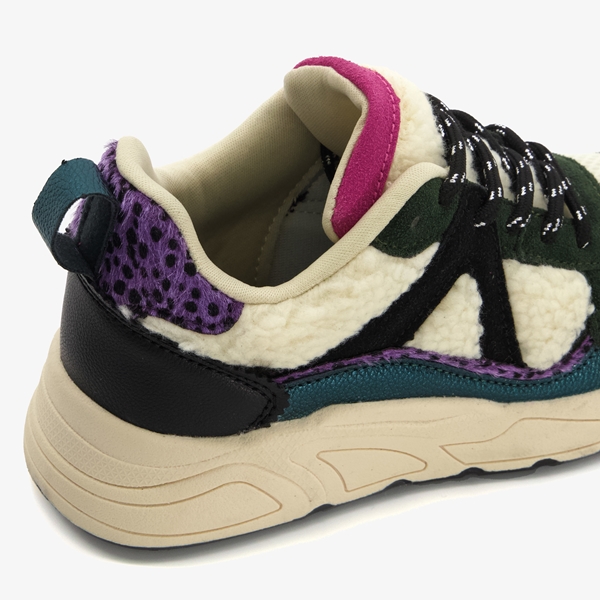 Blue Box meisjes dad sneakers met teddy details