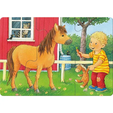 Ravensburger Mein allererstes Puzzle: Streichelzoo, Green