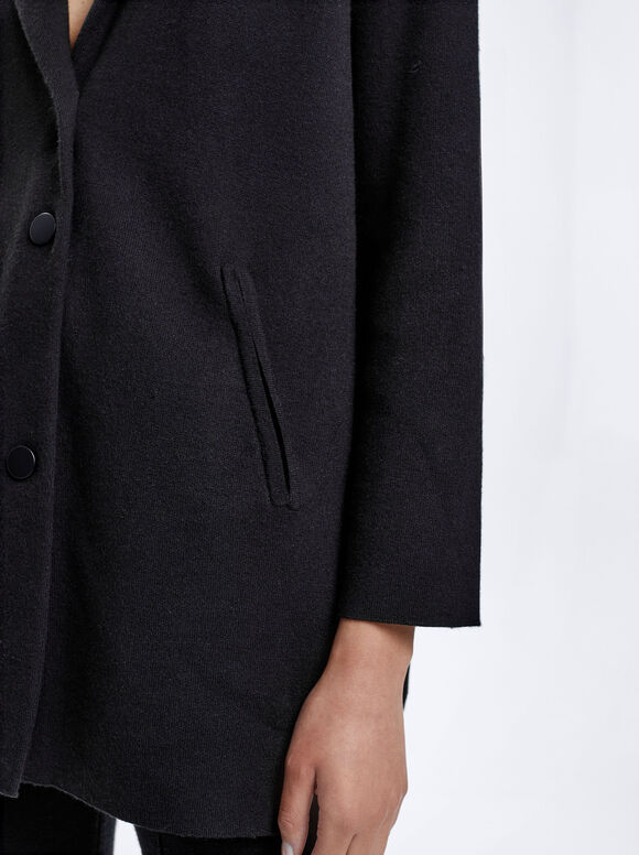 Blazer de malha - Preto