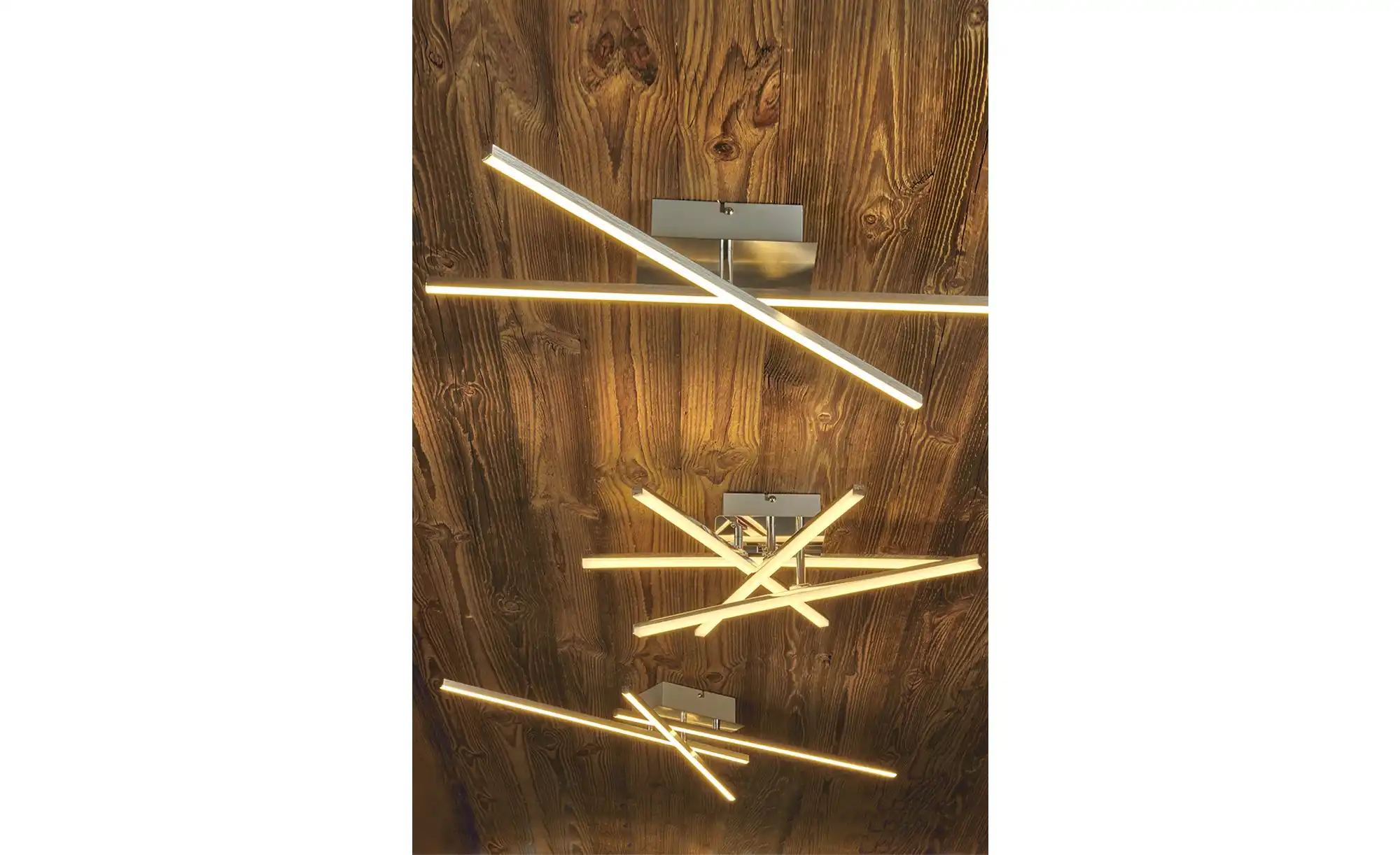 KHG LED-Deckenleuchte, 3-flammig nickel matt