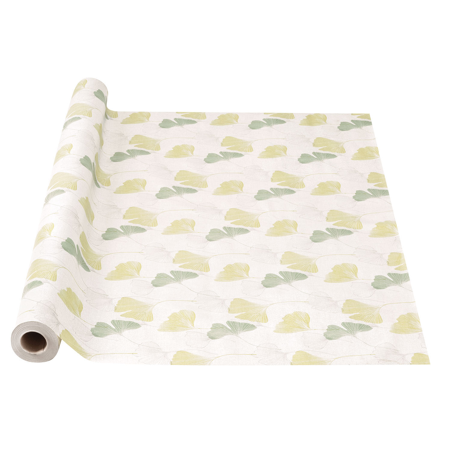 Vinyl-Tischdecke mit Gingkoblättern