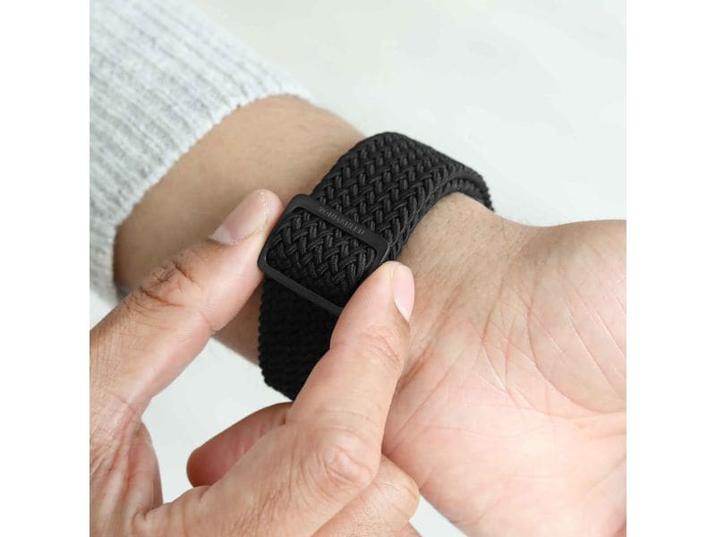Vonmählen Armband Woven Loop Apple Watch 40/41/42 mm Black Armband für Apple Watch 40/41/42 mm