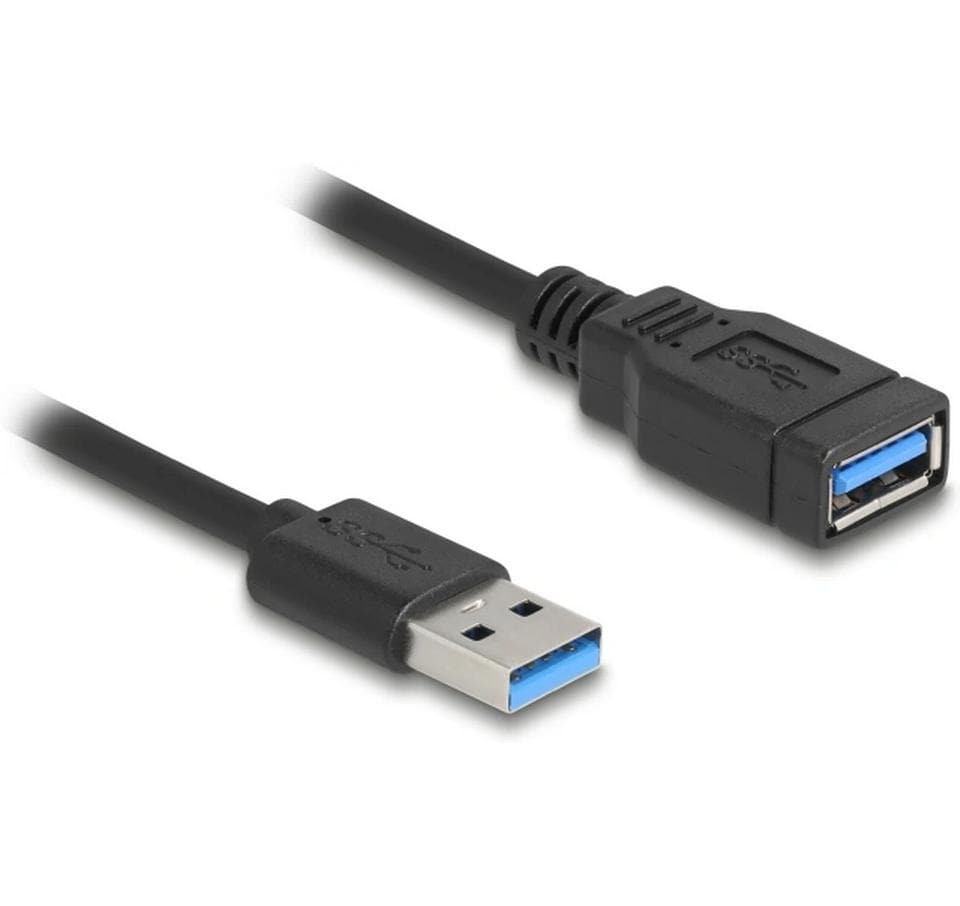 USB 3.0-Spiralkabel USB A - USB A 0.6 mFlexibles Spiralkabel für USB-Verbindungen