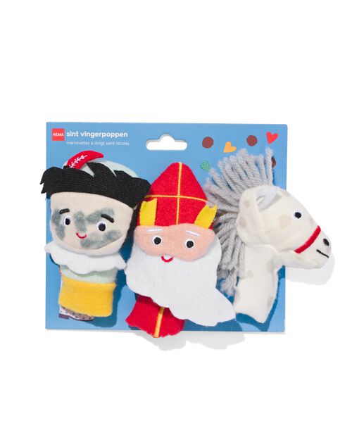 3 marionnettes à doigt Saint-Nicolas