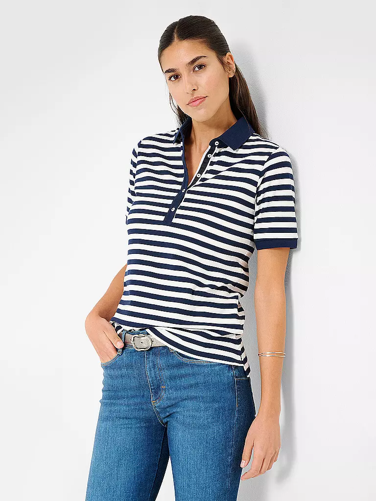 BRAX Poloshirt CLEO dunkelblau
