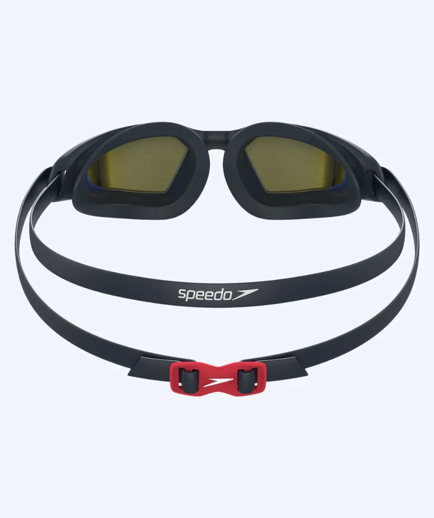 Speedo motions svømmebriller - Hydropulse - Navy/guld (Mirror linse)