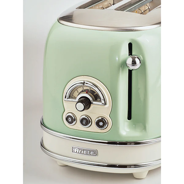 Grille pain 2 fentes Vintage Verde 810 W Ariete 155 Ariete
