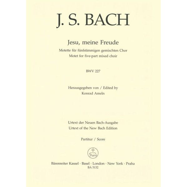 Bärenreiter Bach Jesu, meine Freude