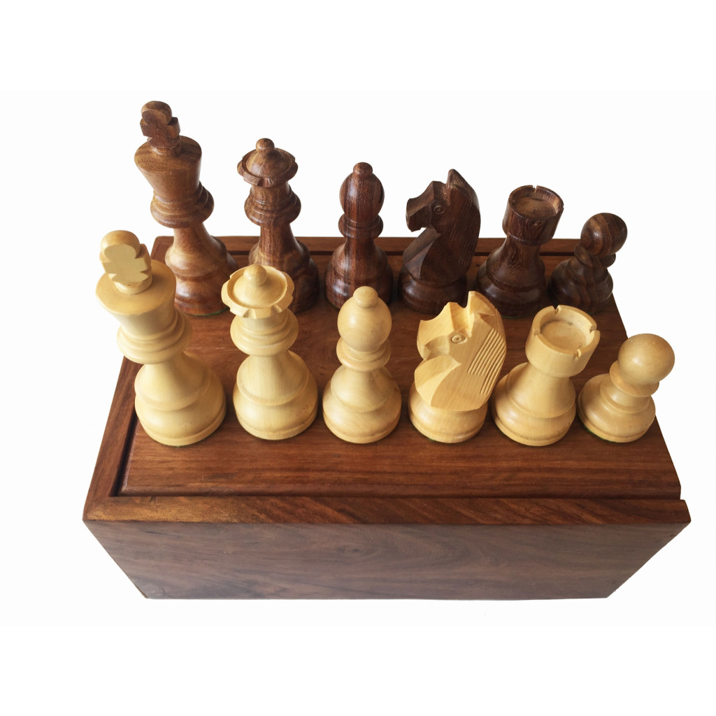 Pièces d'échecs 95mm Sheesham Classique