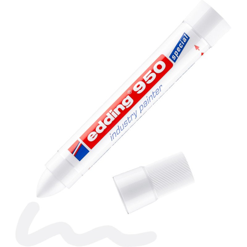 Marqueur permanent Edding industrielle E950 pointe ogive 10 mm