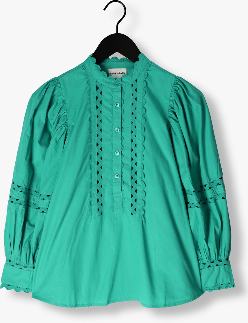 ANTIK BATIK turquoise antik batik blouse rodo blouse