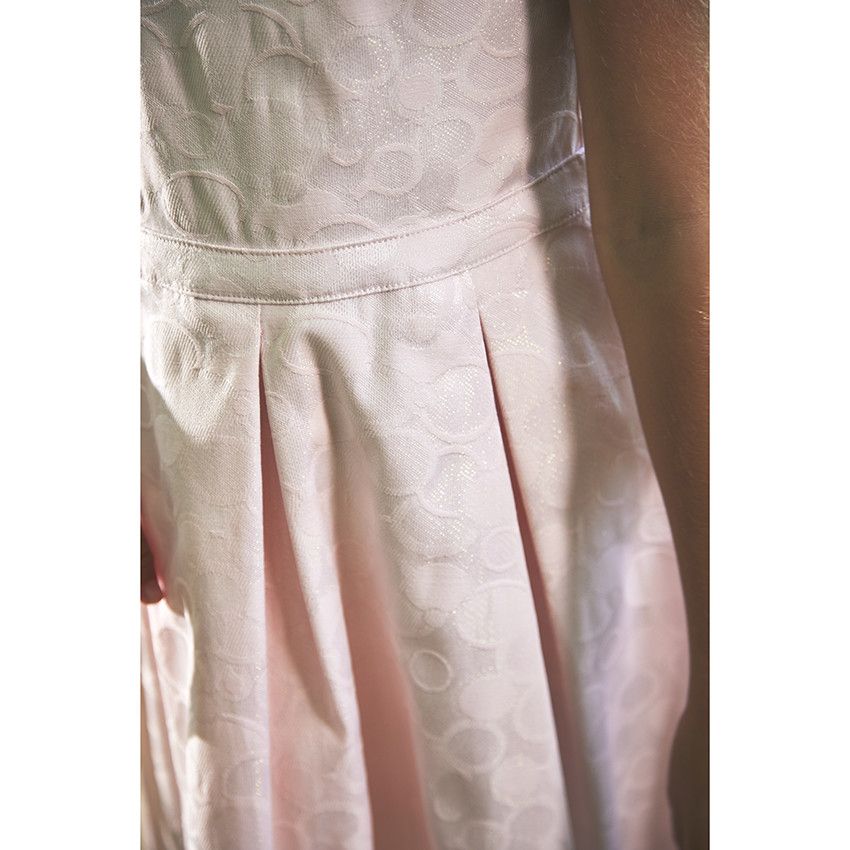 Robe de cérémonie irisée pour fille - Rose