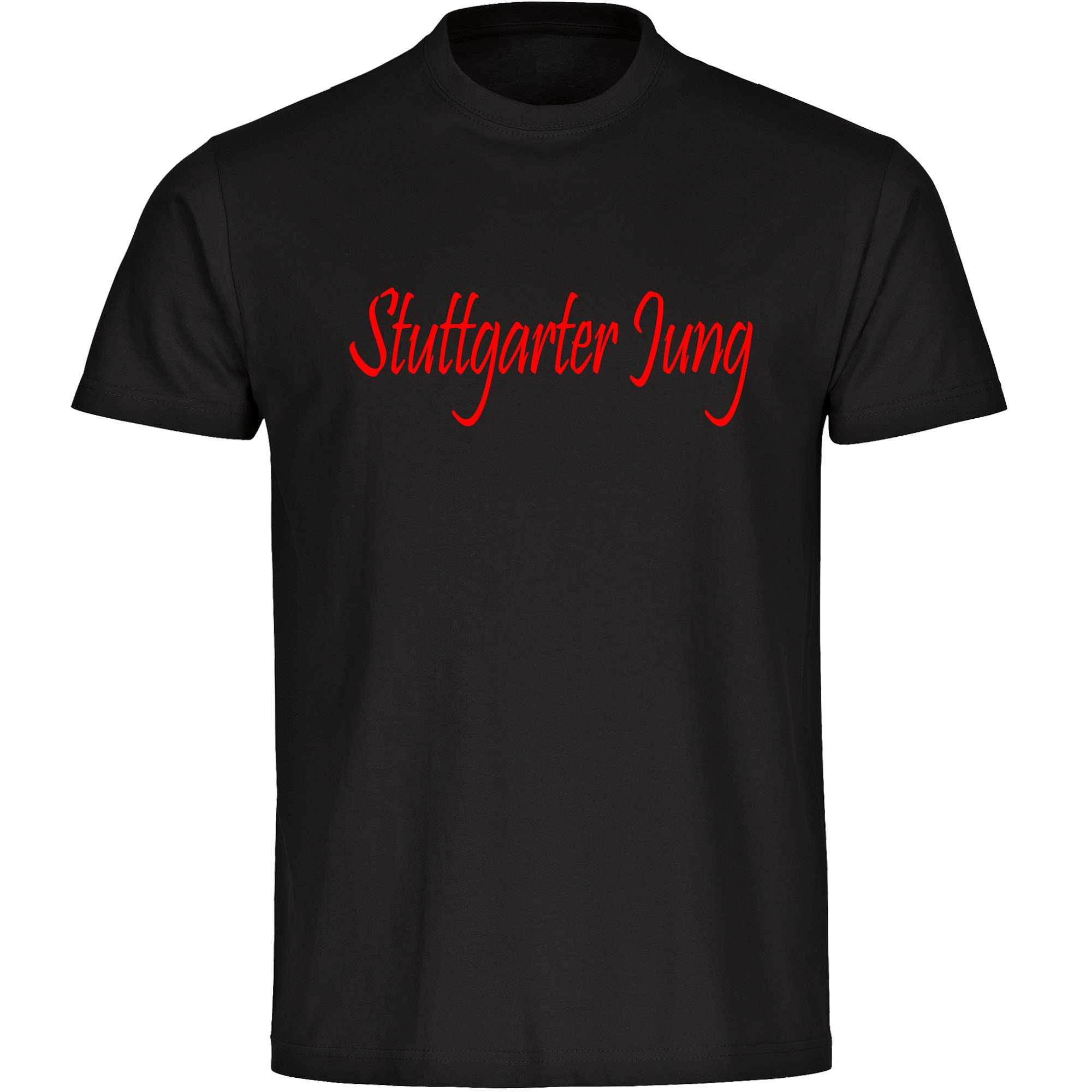 multifanshop® Kinder T-Shirt - Stuttgart - Stuttgarter Jung - Druck rot