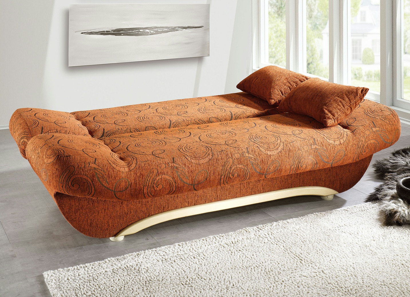 Schlafsofa mit komfortabler Polsterung