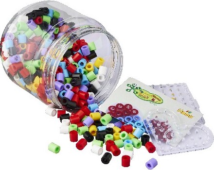 Hama Maxi Perler - Perlesæt - 400 Perler + 2 Plader - Grøn - 8792