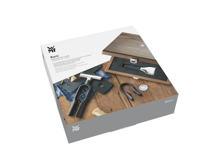 WMF Korkenzieher Set, 3-teilig, Walnuss Korkenzieher
