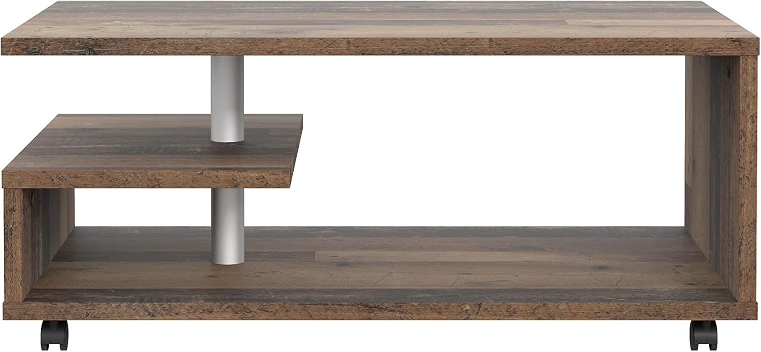 FORTE Bailey Couchtisch, Holzwerkstoff, Old – Wood Vintage, 105 x 60 x 45.60 cm