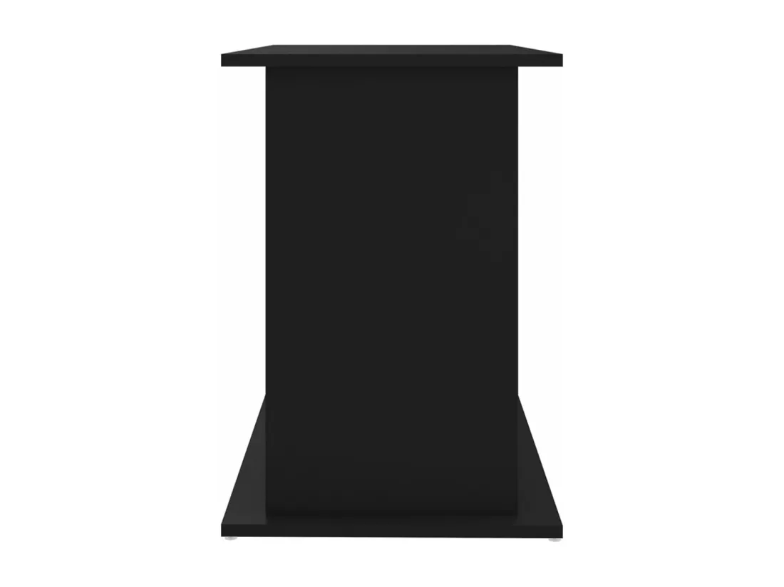 Support pour aquarium noir 101x41x58 cm bois d'ingénierie
