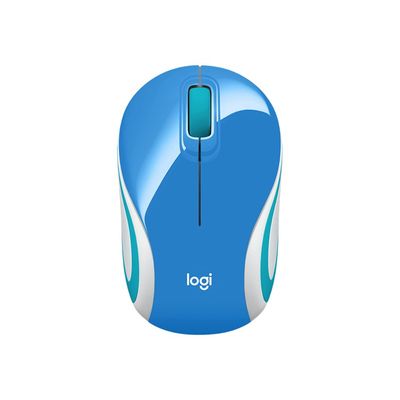 Logitech M187 - Mini souris sans fil - bleu
