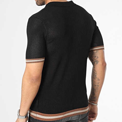 Polo Manches Courtes Noir