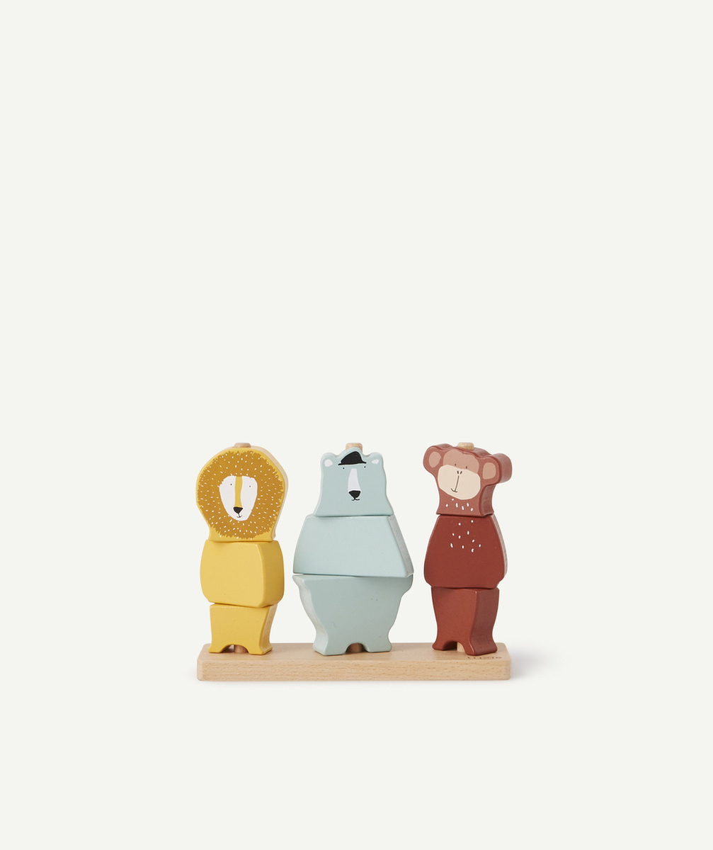 TRIXIEPUZZLE EN BOIS ANIMAUX À EMPILER BÉBÉ