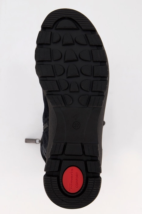 Leder-Boots, Jana Shoes, Bergsteiger-Optik, Weite H